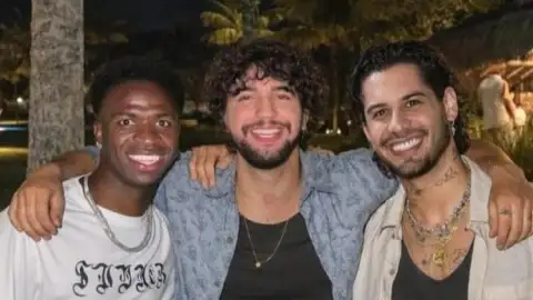 Nattan faz montagem com Vini Jr e Zé Felipe após gafe: "Paz, por favor"