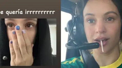 Rosalía chora ao deixar o Brasil e se declara: "Não queria ir embora"